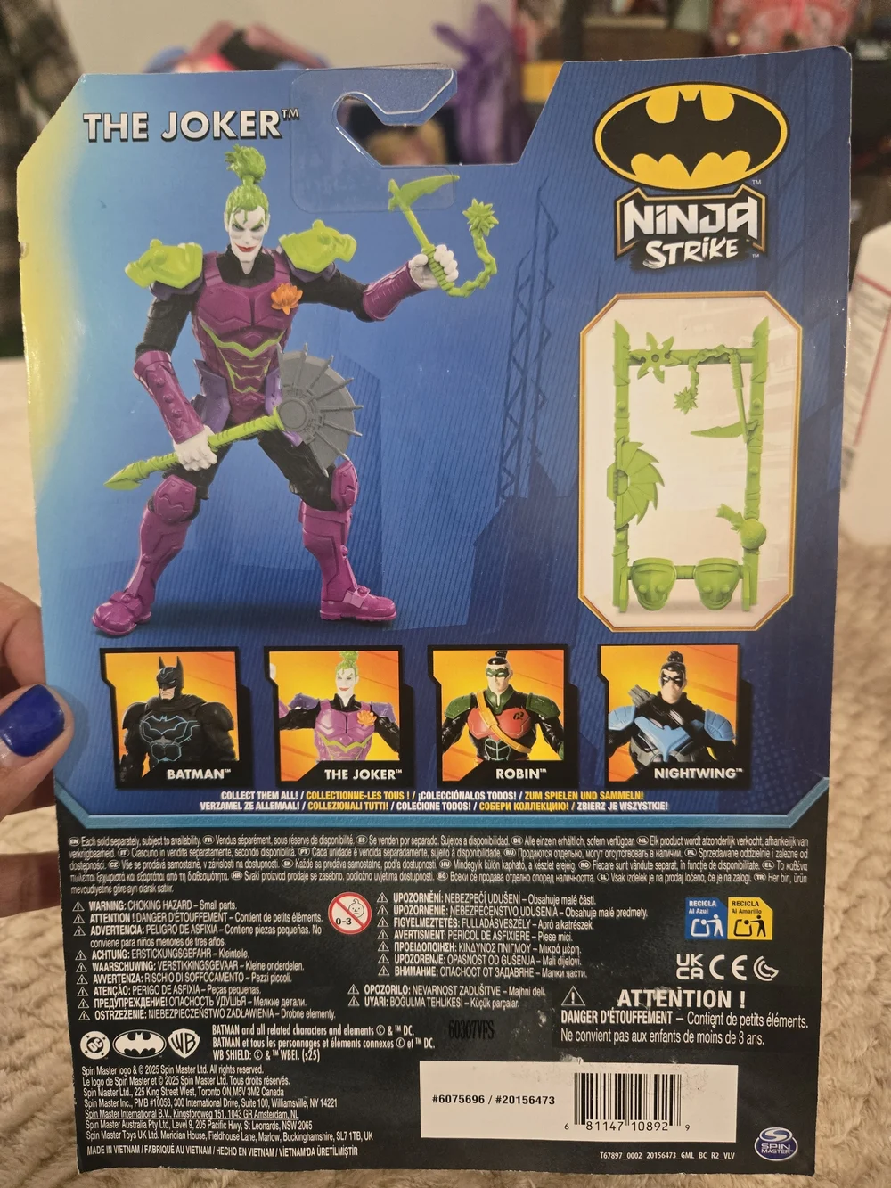 DC Batman Ninja Strike The Joker Action Figure w/ Weapons NIP